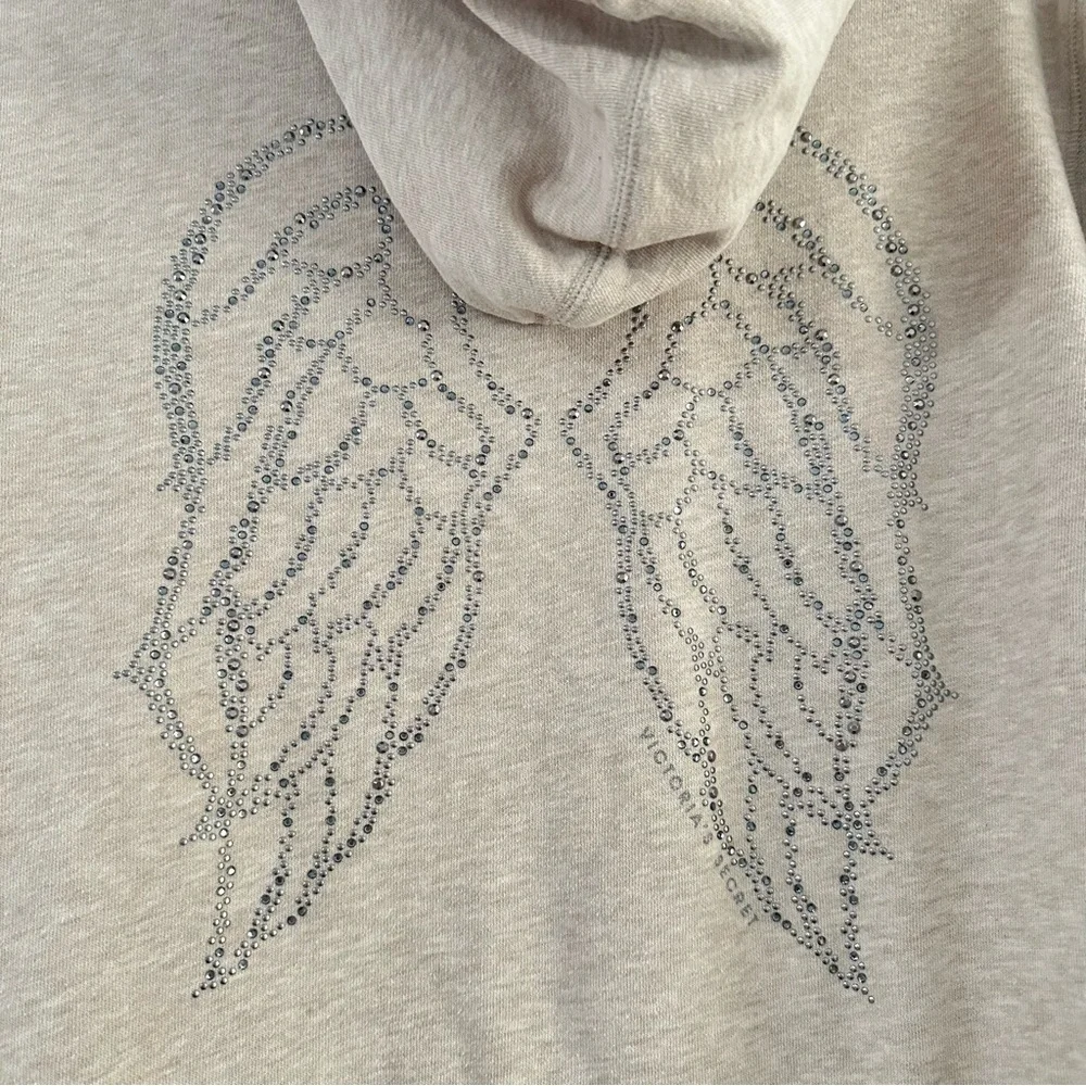 Victoria’s Secret Beige Zip-Up Hoodie - Picture 7 of 9